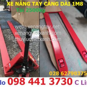 Xe nâng tay 2500kg càng dài 1m8
